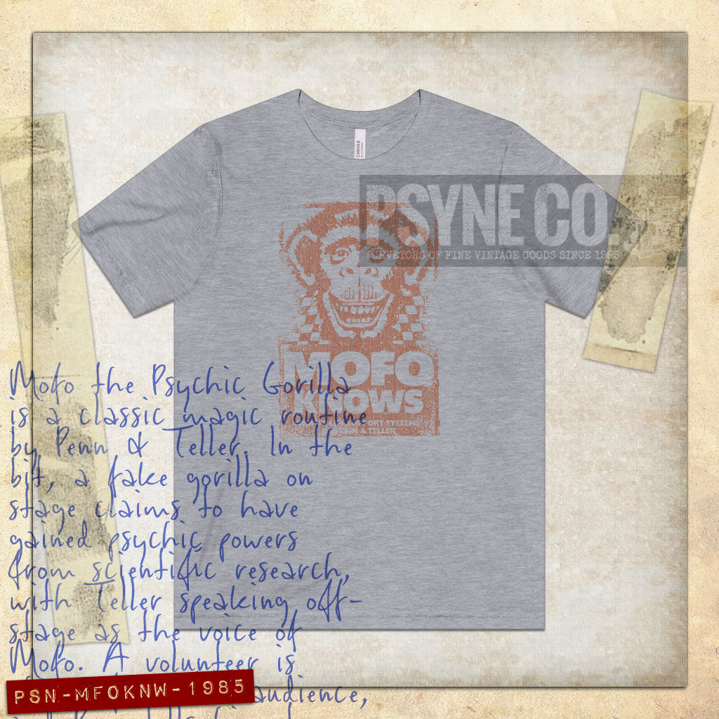 Mofo Knows 1985 Vintage Men's T-Shirt