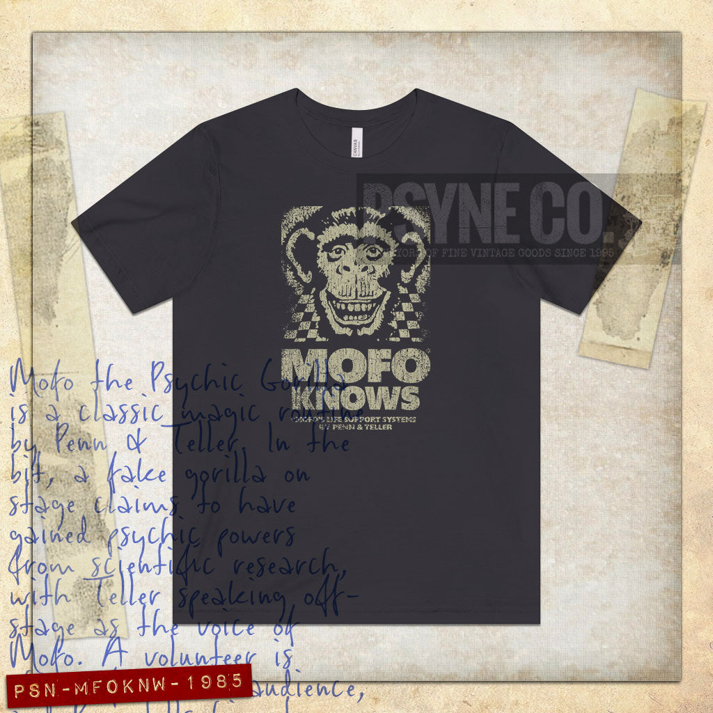 Mofo Knows 1985 Vintage Men's T-Shirt