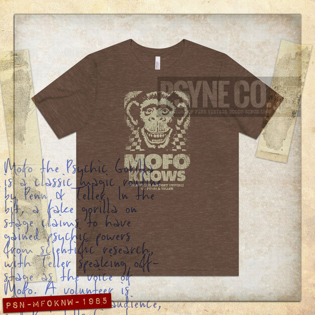 Mofo Knows 1985 Vintage Men's T-Shirt