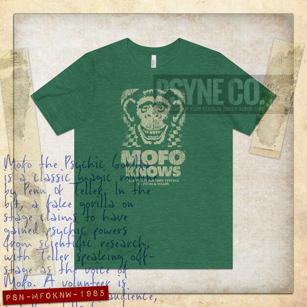 Mofo Knows 1985 Vintage Men's T-Shirt