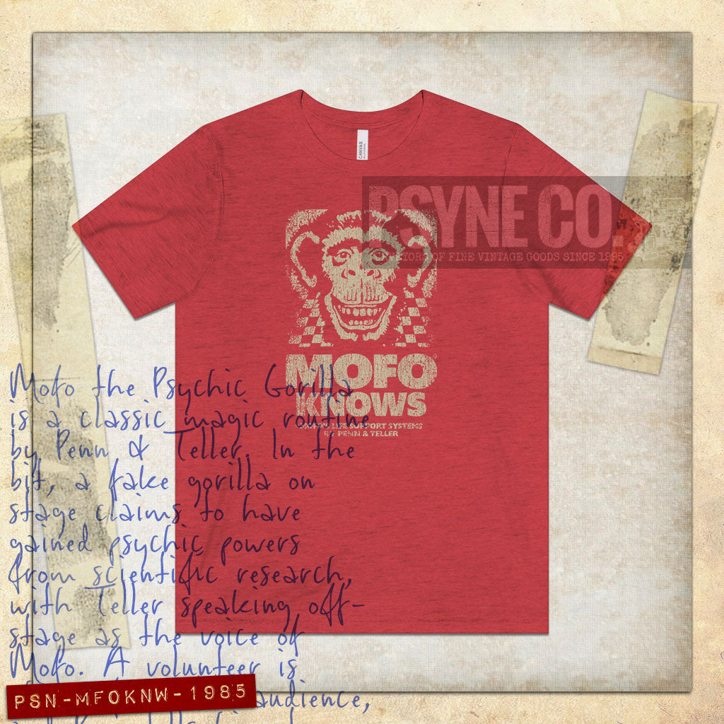 Mofo Knows 1985 Vintage Men's T-Shirt