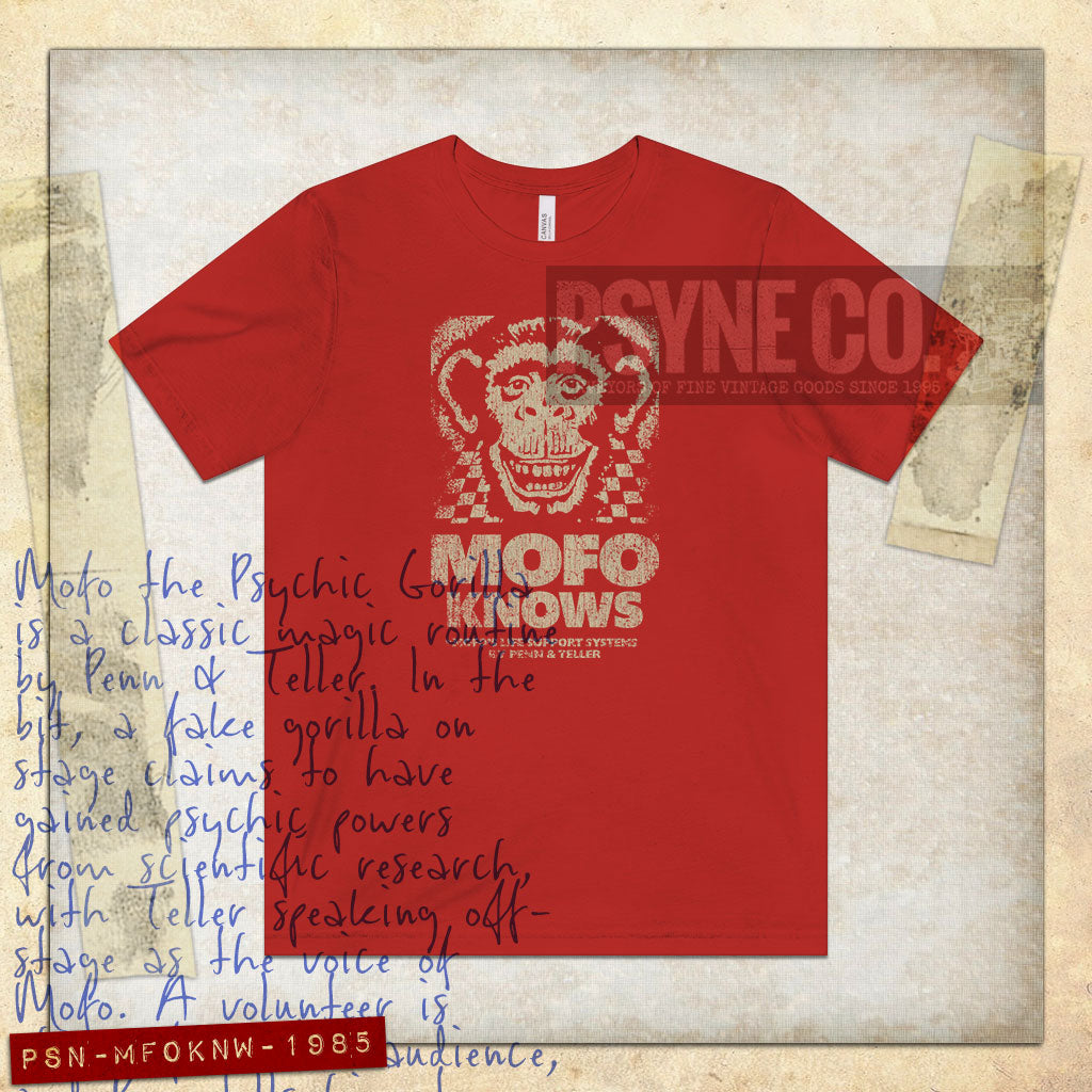 Mofo Knows 1985 Vintage Men's T-Shirt