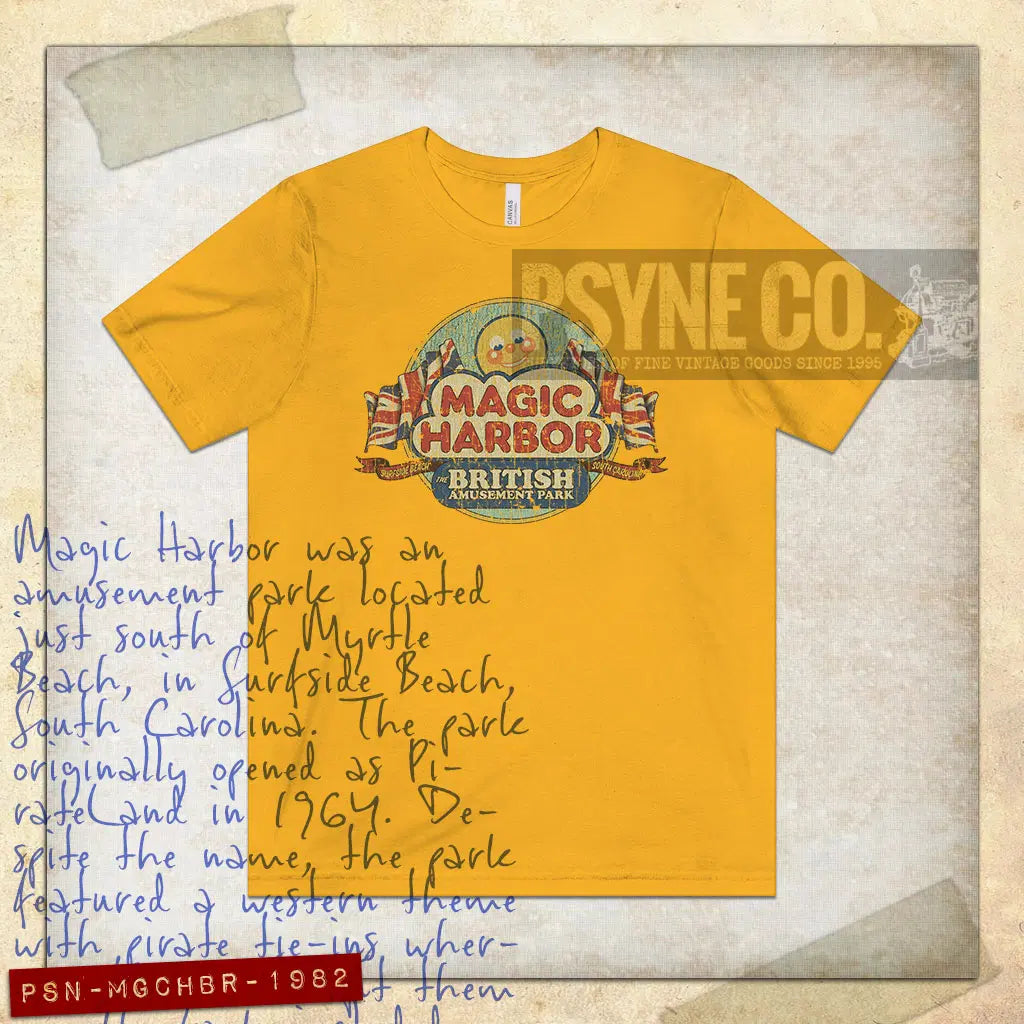 Magic Harbor Surfside Beach 1982 Vintage Men's T-Shirt