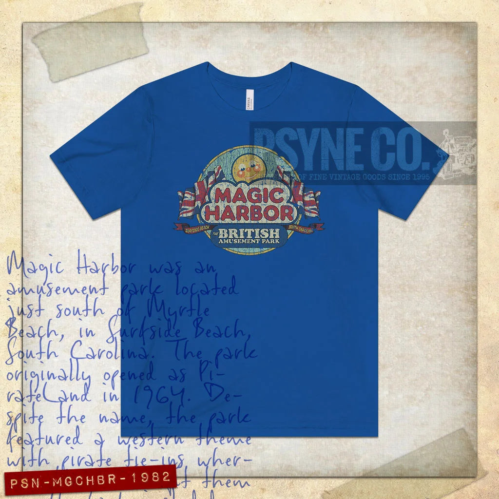 Magic Harbor Surfside Beach 1982 Vintage Men's T-Shirt
