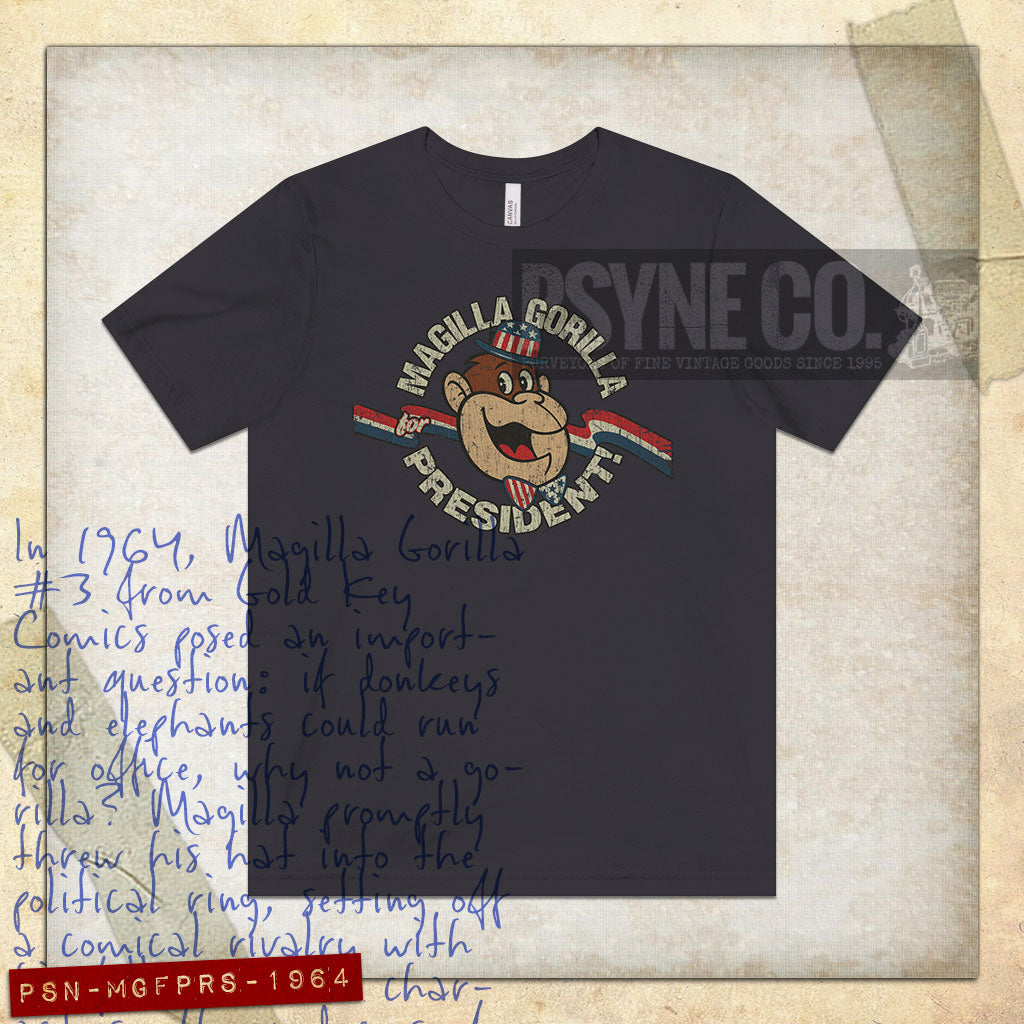 Magilla Gorilla For President 1964 Vintage Men's T-Shirt