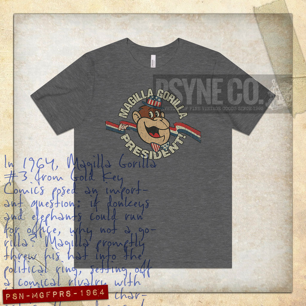 Magilla Gorilla For President 1964 Vintage Men's T-Shirt