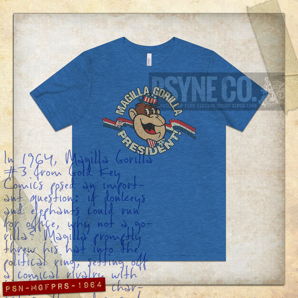 Magilla Gorilla For President 1964 Vintage Men's T-Shirt