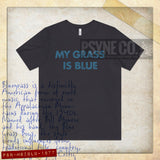 My Grass is Blue 1977 Vintage Men's T-Shirt