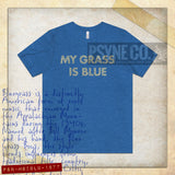 My Grass is Blue 1977 Vintage Men's T-Shirt