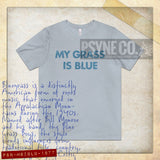 My Grass is Blue 1977 Vintage Men's T-Shirt