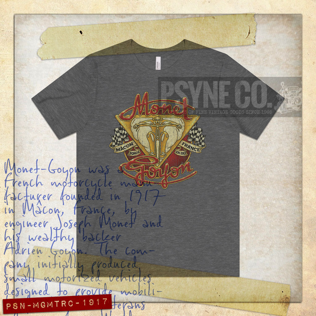 Monet-Goyon Motorcycles 1917 Vintage Men's T-Shirt