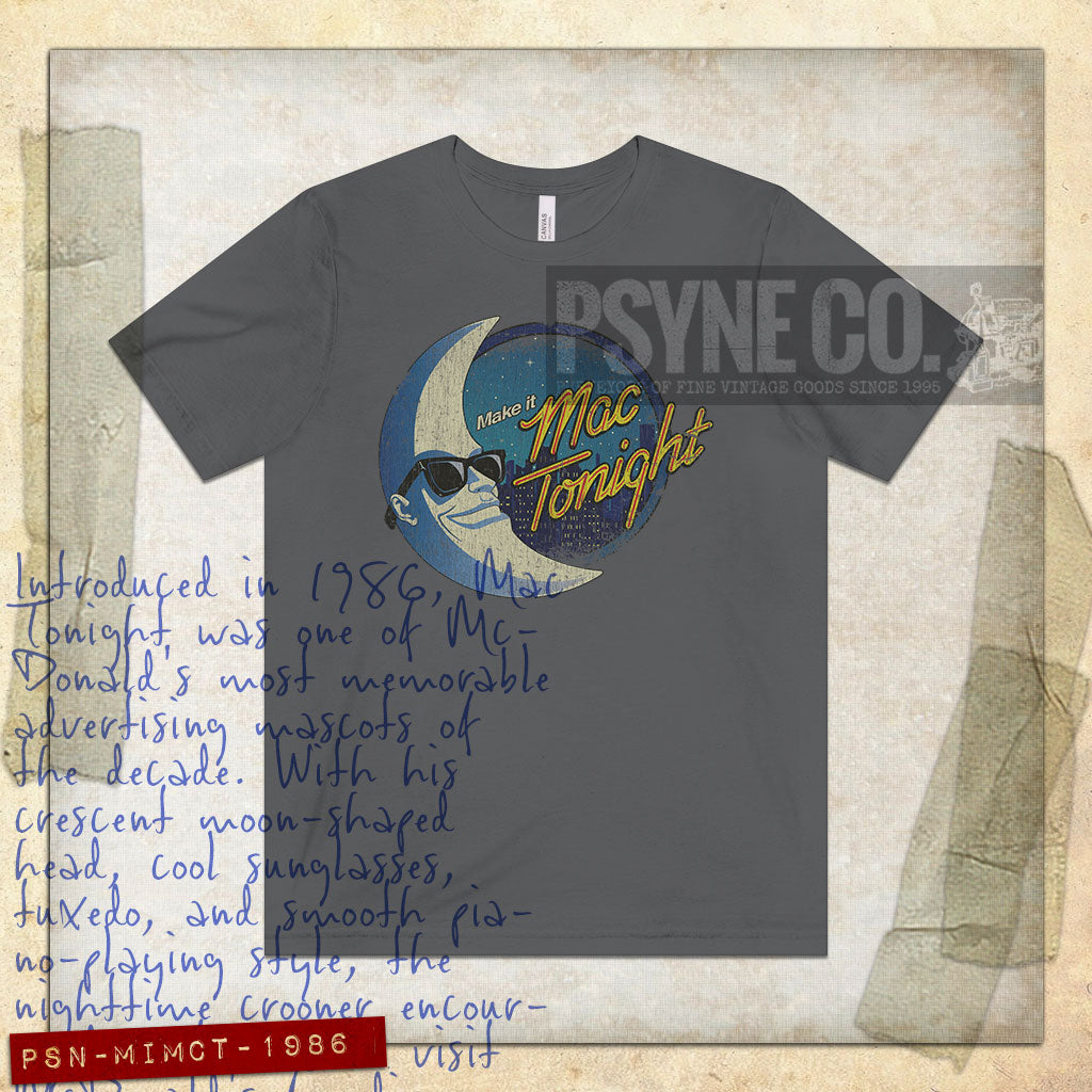 Make it Mac Tonight 1986 Vintage Men's T-Shirt