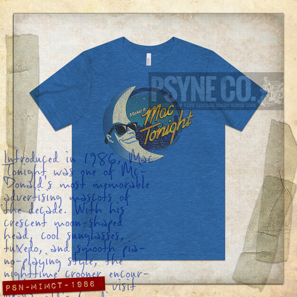 Make it Mac Tonight 1986 Vintage Men's T-Shirt