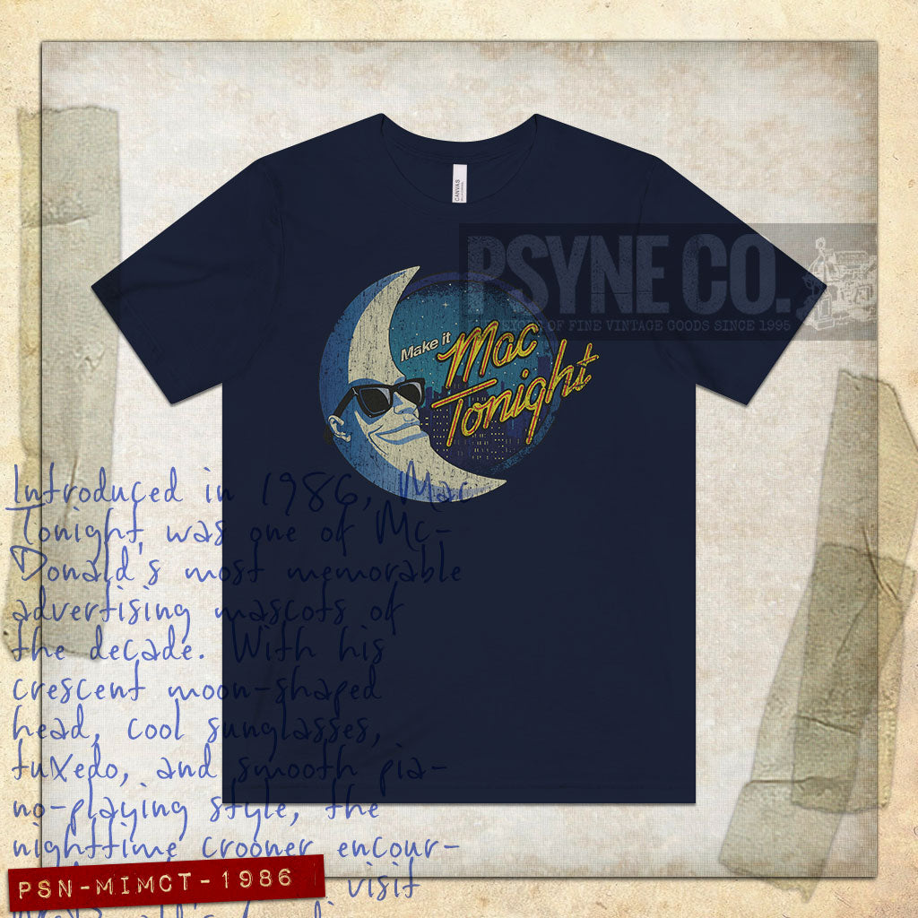 Make it Mac Tonight 1986 Vintage Men's T-Shirt