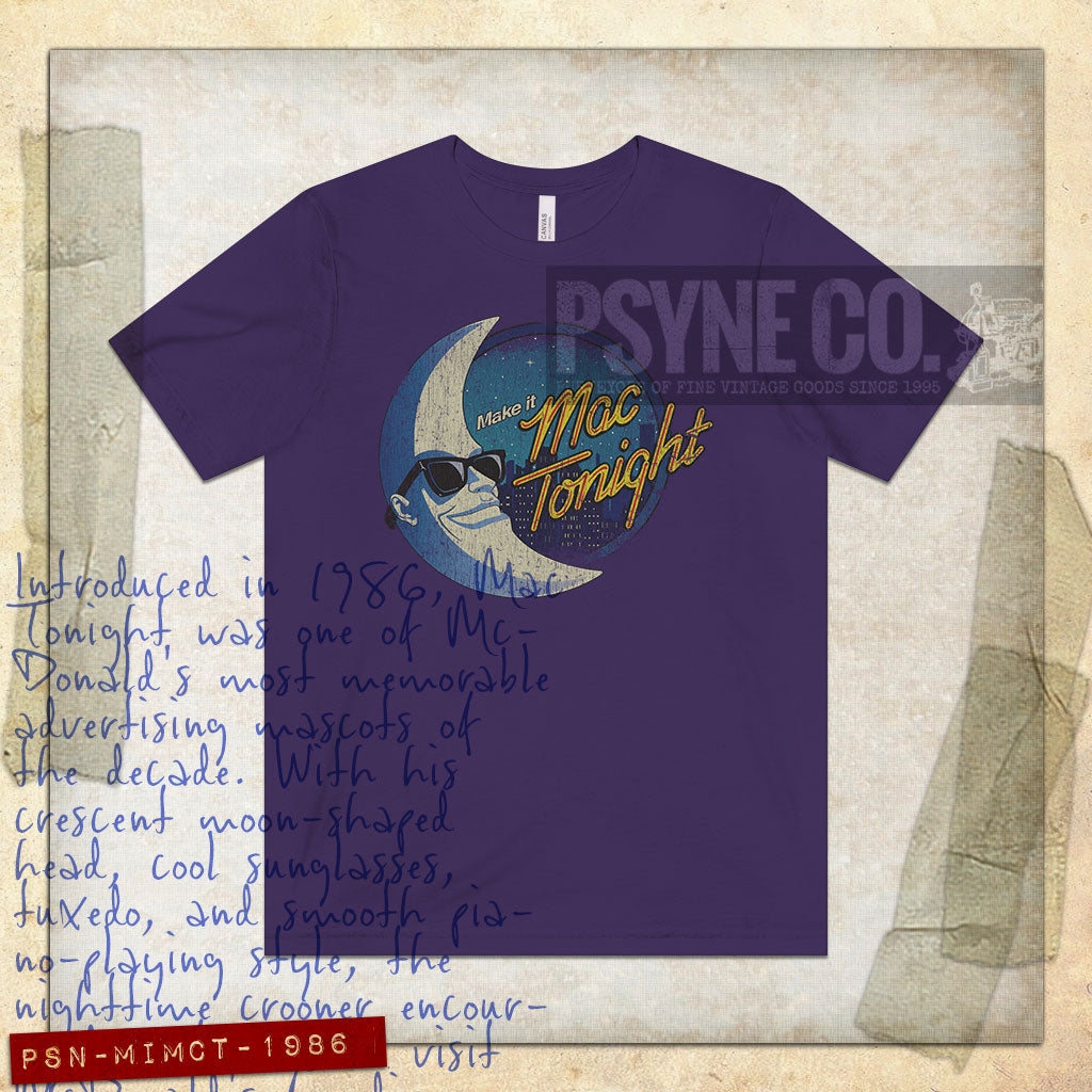 Make it Mac Tonight 1986 Vintage Men's T-Shirt