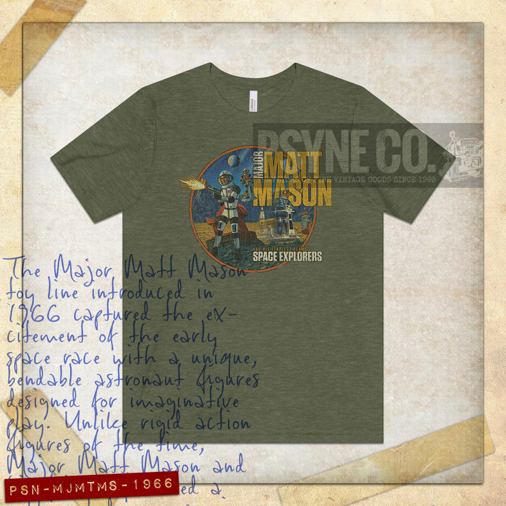 Major Matt Mason 1966 Vintage Men's T-Shirt