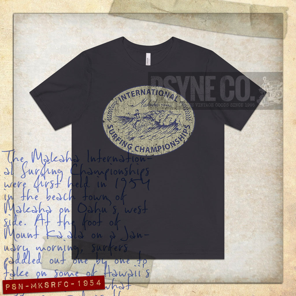Makaha International Surfing Championships 1954 Vintage Men's T-Shirt