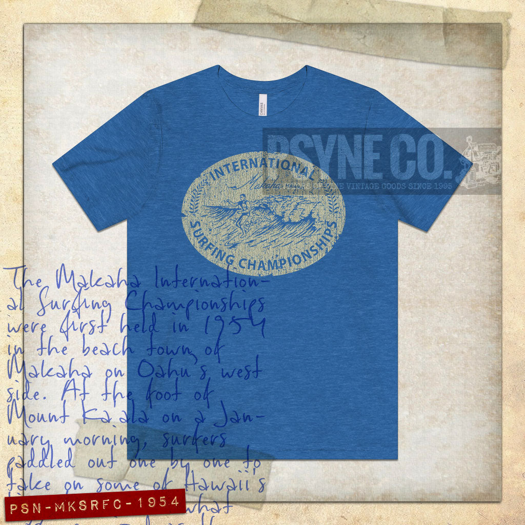 Makaha International Surfing Championships 1954 Vintage Men's T-Shirt