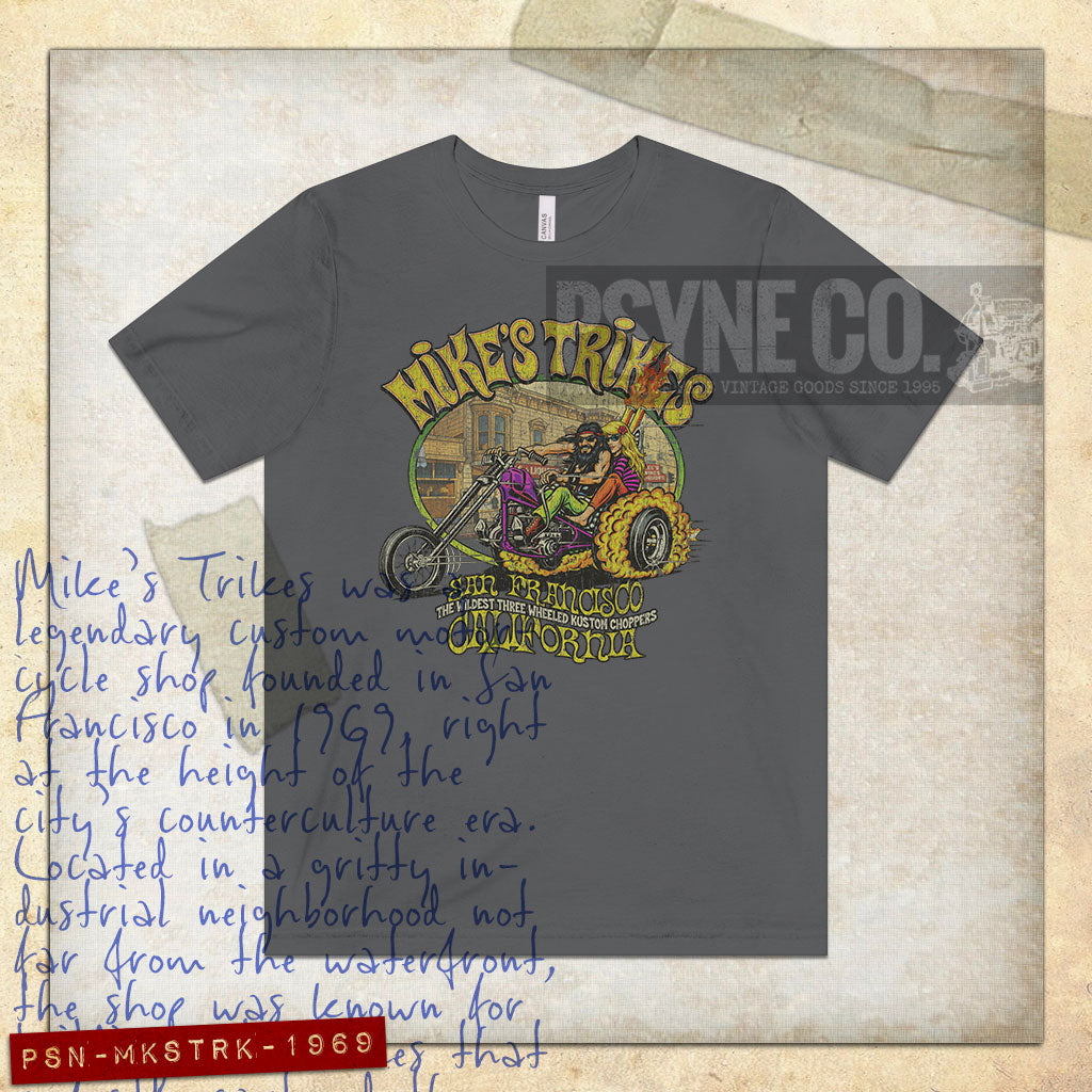 Mike's Trikes San Francisco 1969 Vintage Men's T-Shirt