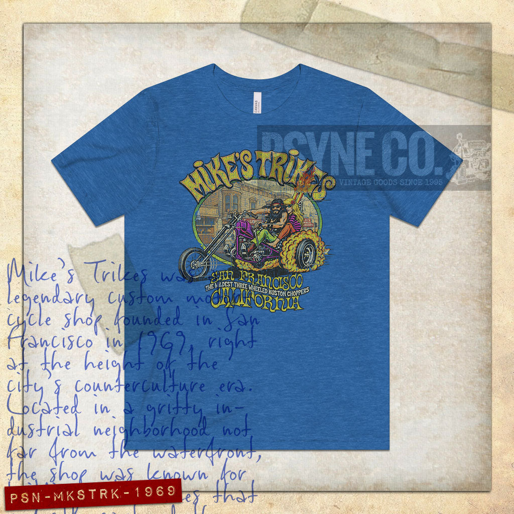 Mike's Trikes San Francisco 1969 Vintage Men's T-Shirt