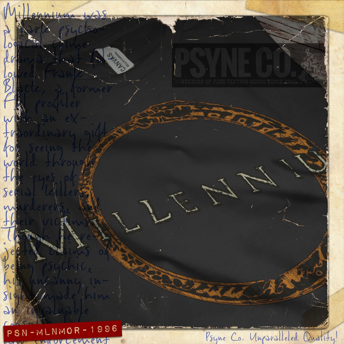 Millennium Ouroboros 1996 Vintage Men’s T-Shirt