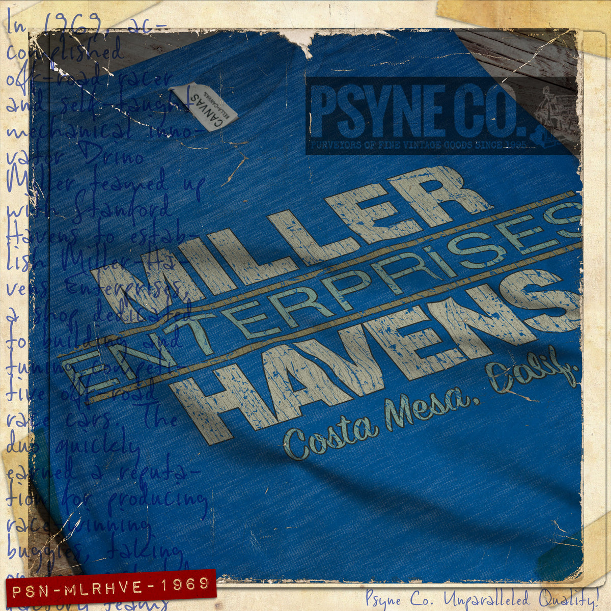 Miller-Havens Enterprises 1969 Vintage Men's T-Shirt
