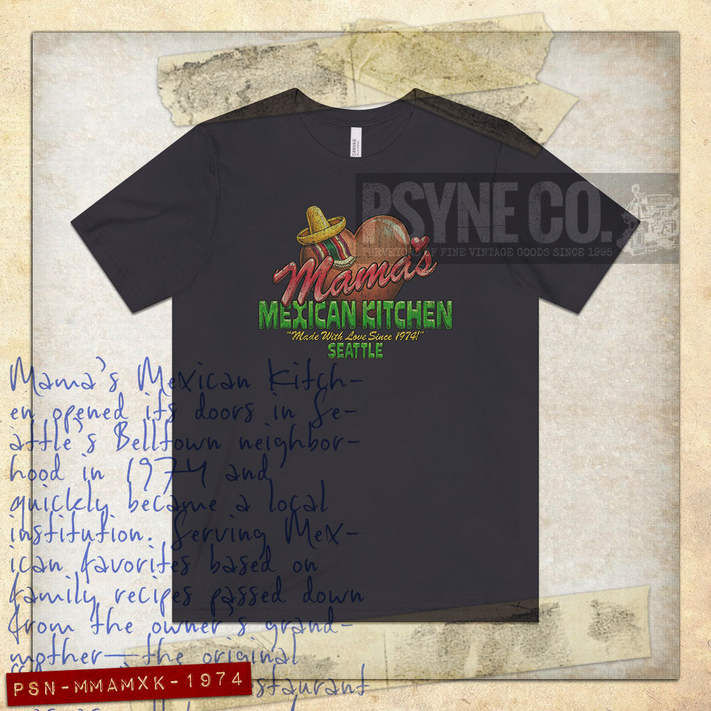 Mama's Mexican Kitchen 1974 Vintage Men's T-Shirt