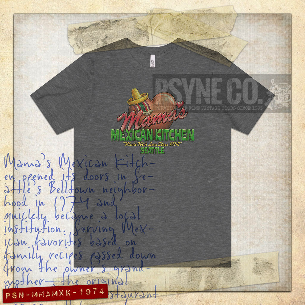Mama's Mexican Kitchen 1974 Vintage Men's T-Shirt