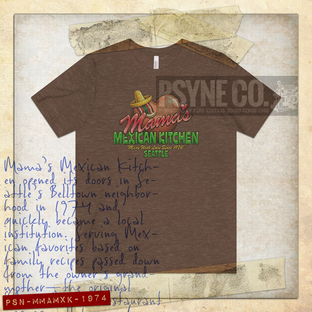 Mama's Mexican Kitchen 1974 Vintage Men's T-Shirt