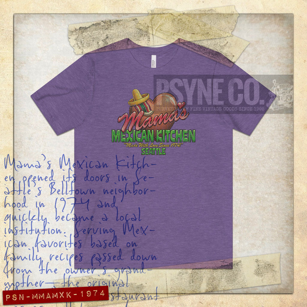 Mama's Mexican Kitchen 1974 Vintage Men's T-Shirt