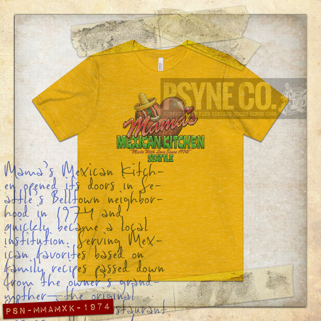 Mama's Mexican Kitchen 1974 Vintage Men's T-Shirt