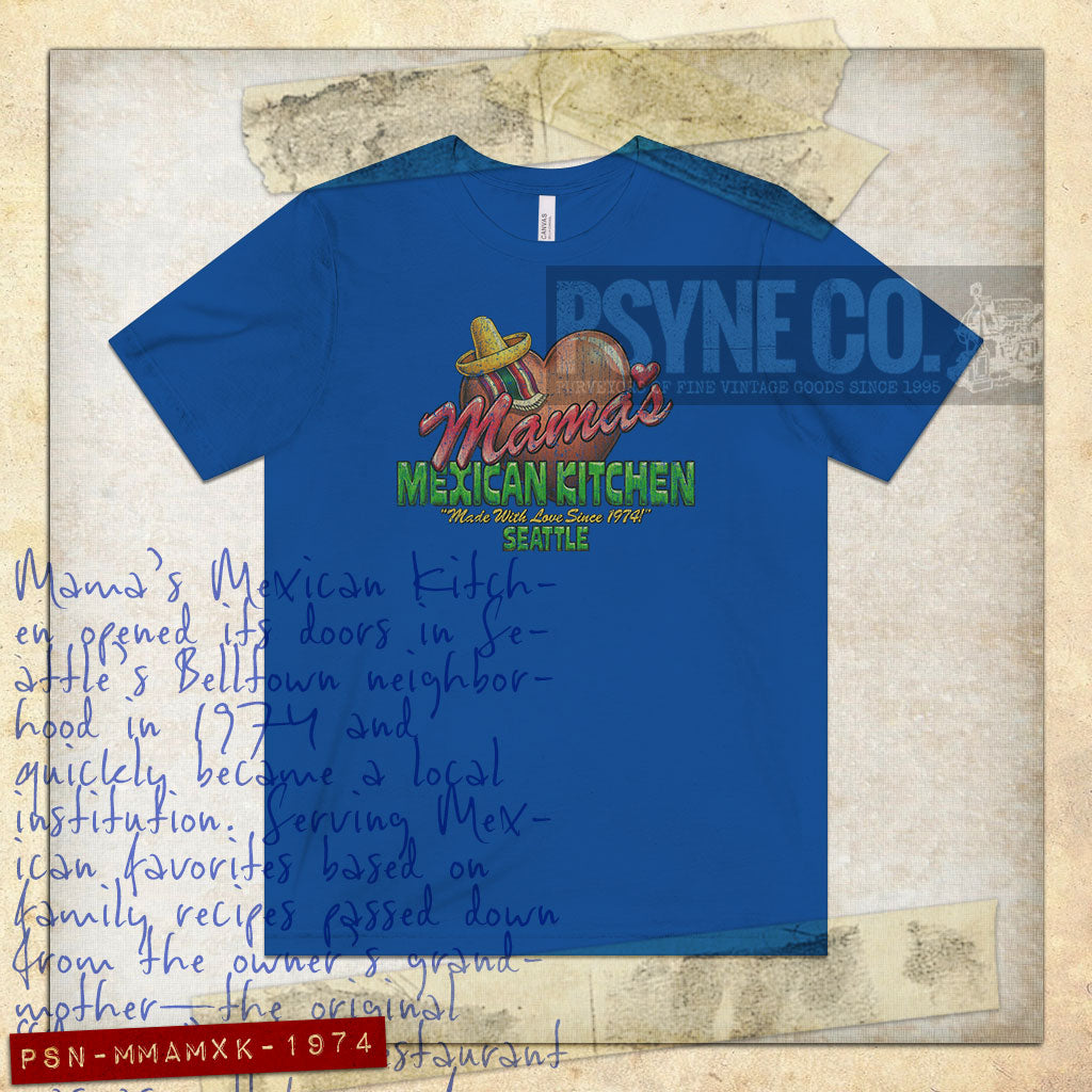 Mama's Mexican Kitchen 1974 Vintage Men's T-Shirt