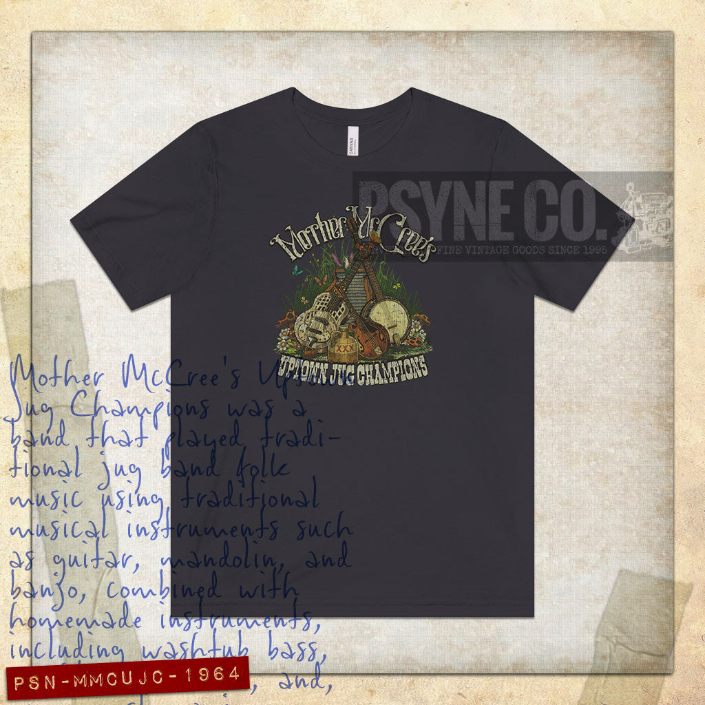 Mother McCree's Uptown Jug Champions 1964 F/B Vintage Men's T-Shirt