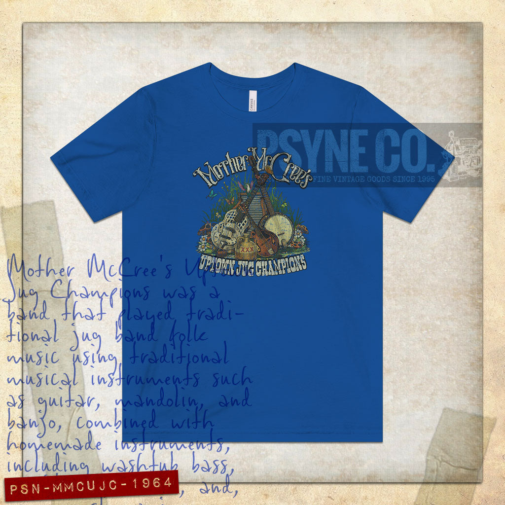 Mother McCree's Uptown Jug Champions 1964 F/B Vintage Men's T-Shirt