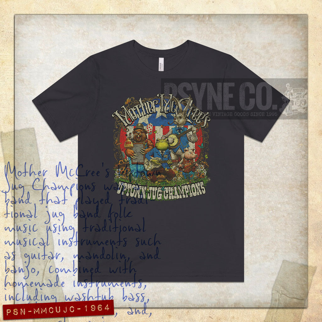 Mother McCree's Uptown Jug Champions 1964 Vintage Men's T-Shirt