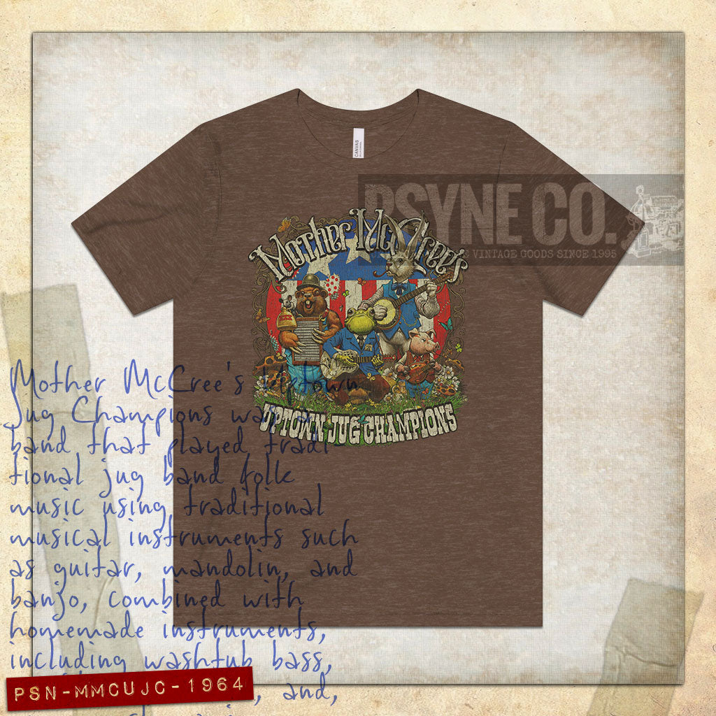 Mother McCree's Uptown Jug Champions 1964 Vintage Men's T-Shirt
