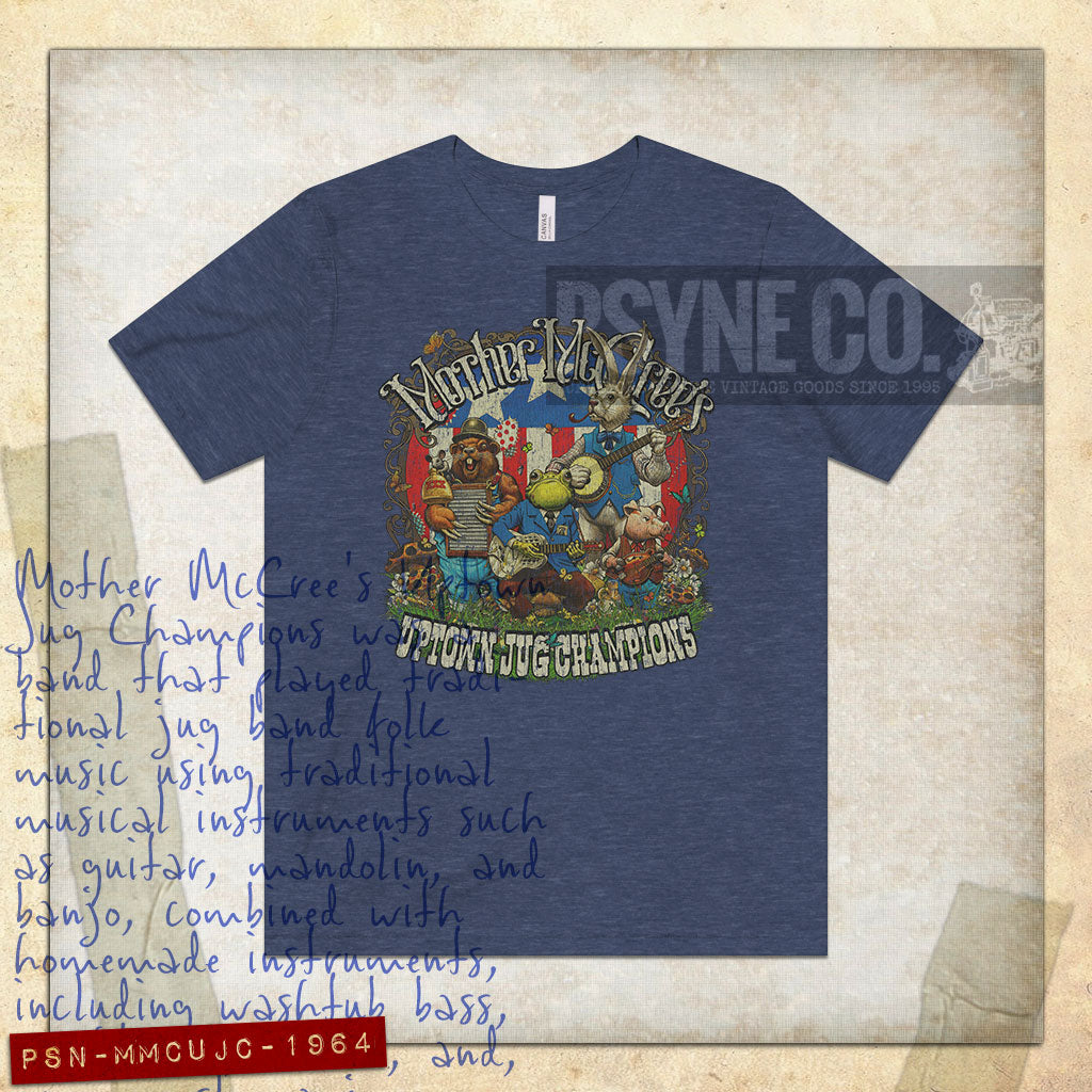 Mother McCree's Uptown Jug Champions 1964 Vintage Men's T-Shirt