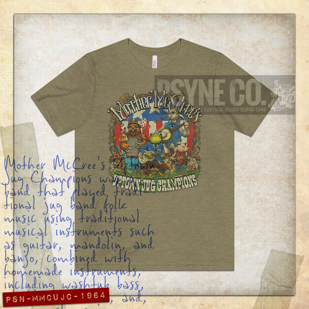 Mother McCree's Uptown Jug Champions 1964 Vintage Men's T-Shirt