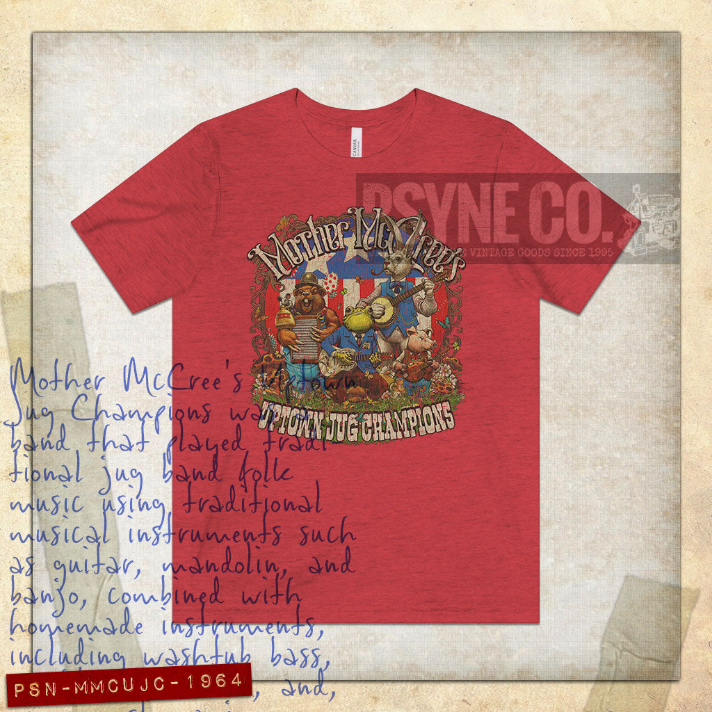 Mother McCree's Uptown Jug Champions 1964 Vintage Men's T-Shirt