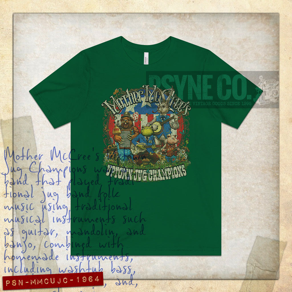 Mother McCree's Uptown Jug Champions 1964 Vintage Men's T-Shirt