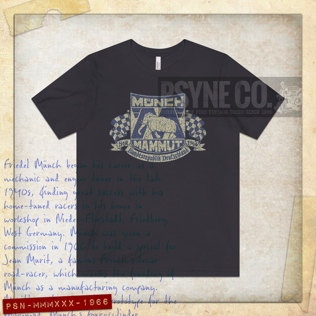 Münch Mammut Motorcycles 1966 Vintage Men's T-Shirt