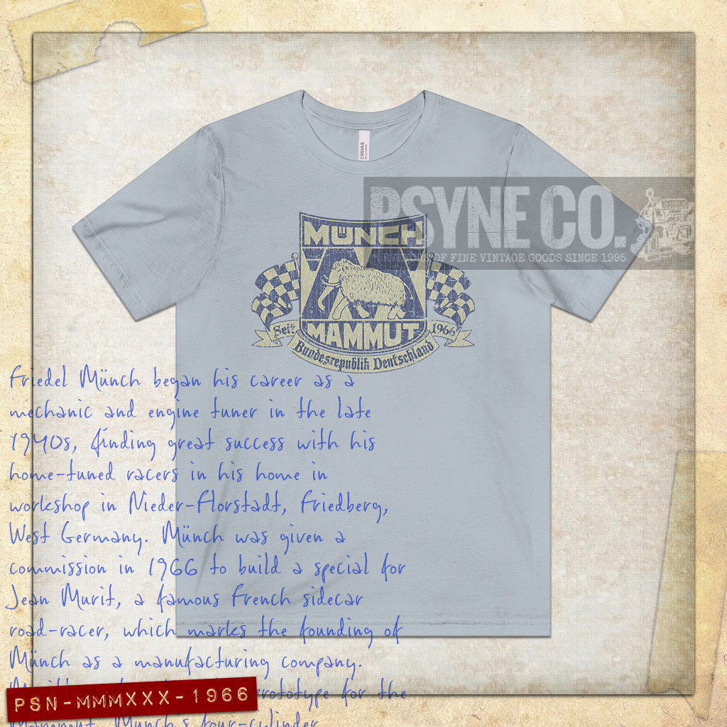 Münch Mammut Motorcycles 1966 Vintage Men's T-Shirt