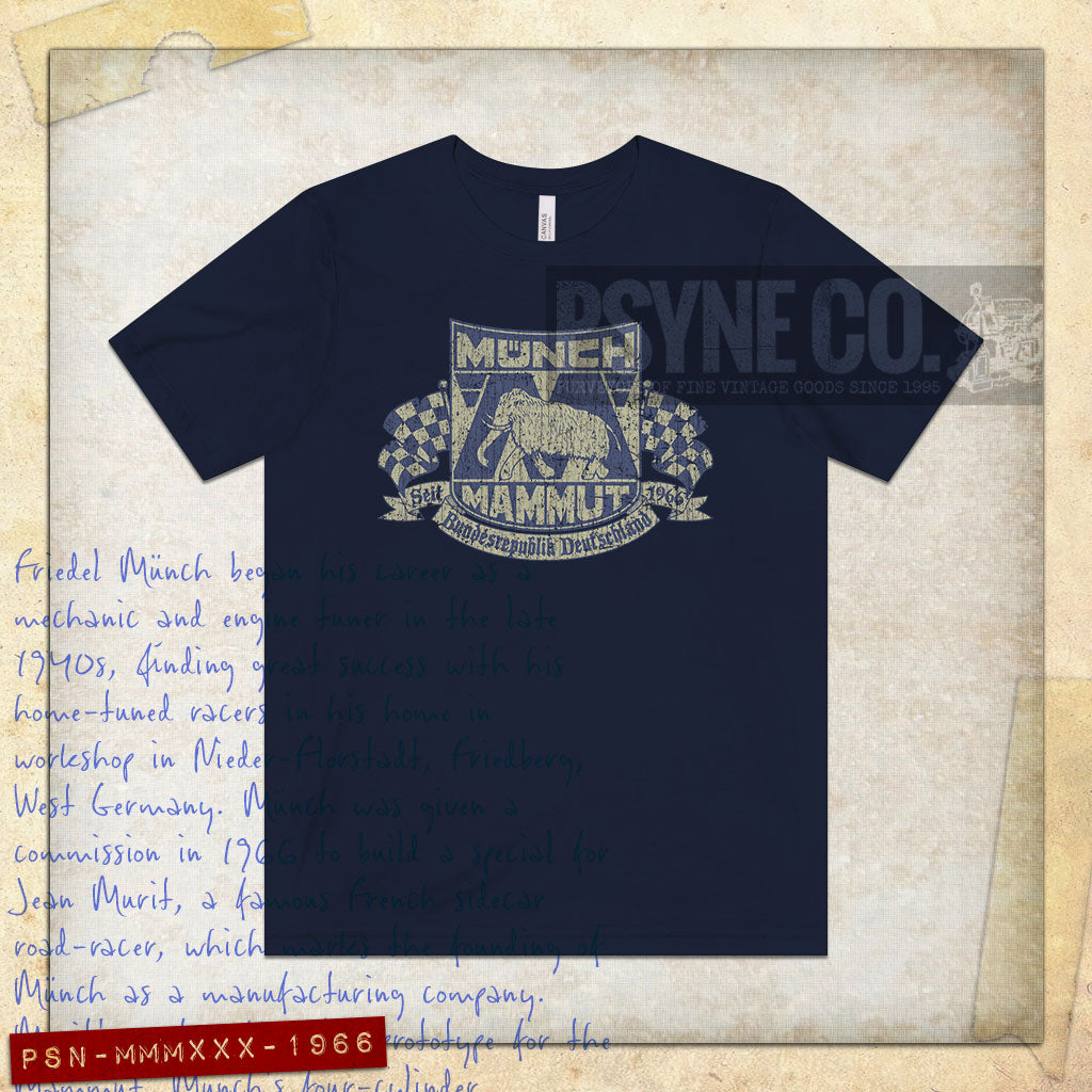 Münch Mammut Motorcycles 1966 Vintage Men's T-Shirt
