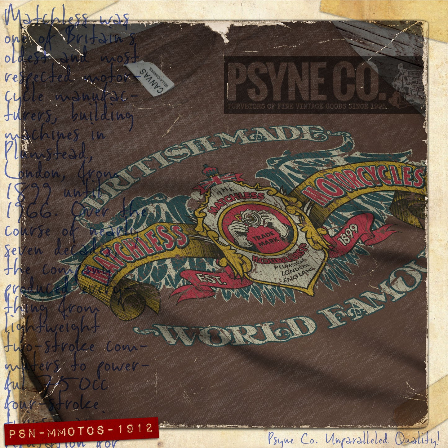 Matchless Motorcycles 1912 Vintage Men's T-Shirt
