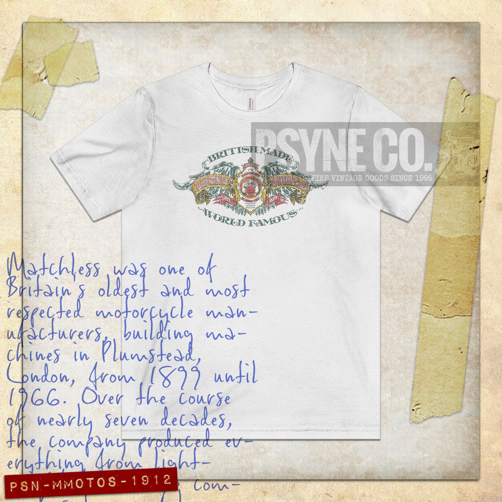 Matchless Motorcycles 1912 Vintage Men's T-Shirt