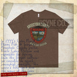 Maine Fish & Game Aroostook County 1999 Vintage Men's T-Shirt