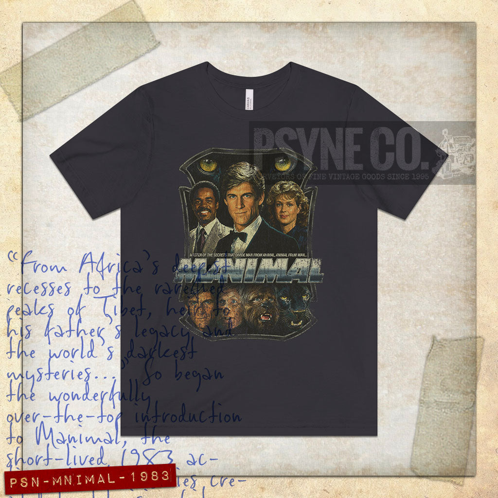 Manimal 1983 Vintage Men's T-Shirt