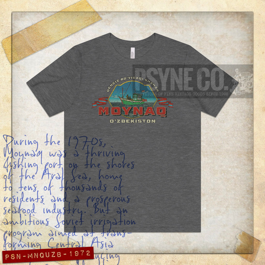 Moynaq Uzbekistan 1972 Vintage Men's T-Shirt