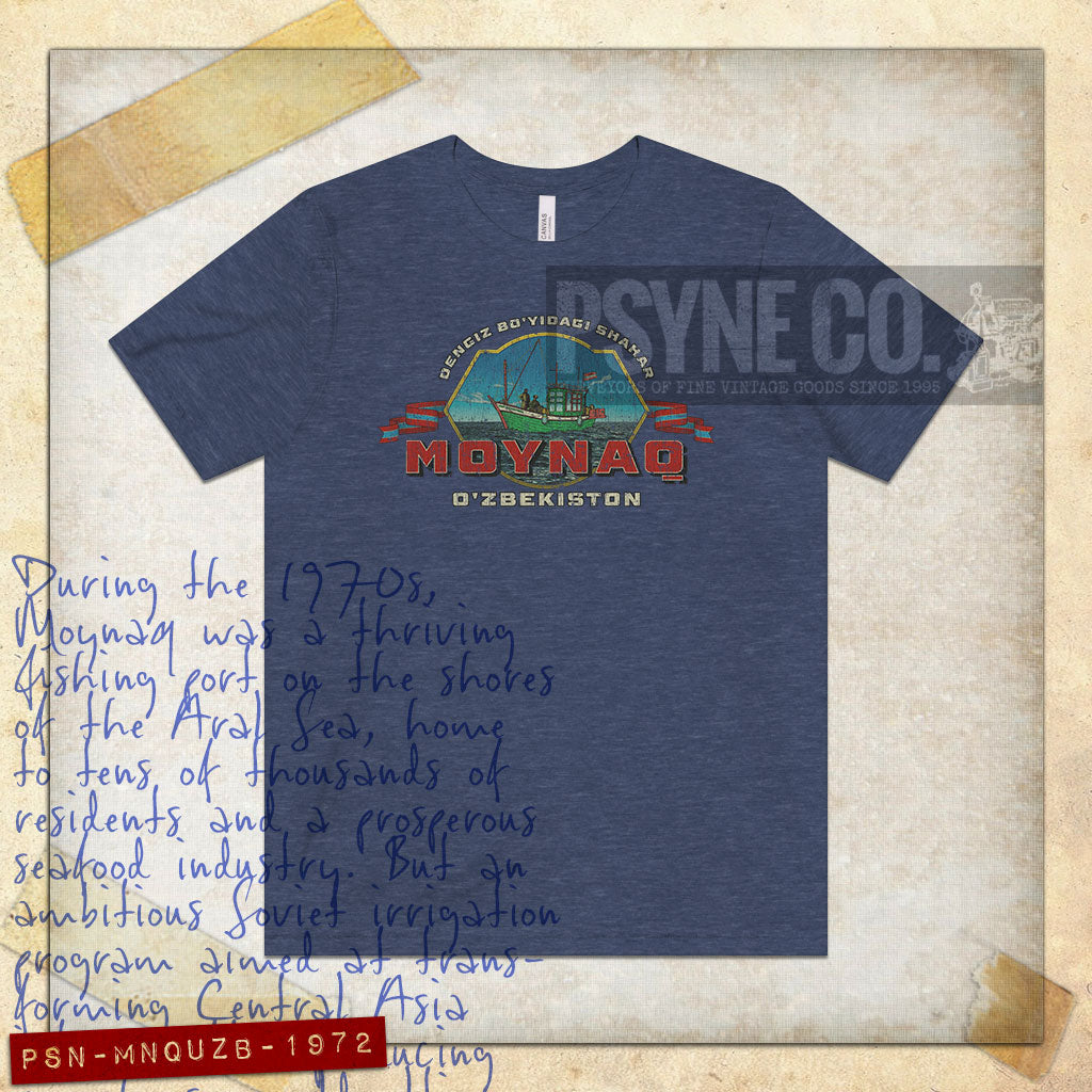 Moynaq Uzbekistan 1972 Vintage Men's T-Shirt