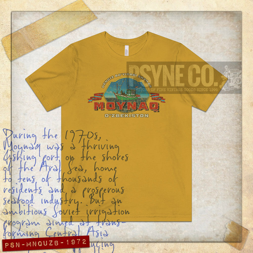 Moynaq Uzbekistan 1972 Vintage Men's T-Shirt
